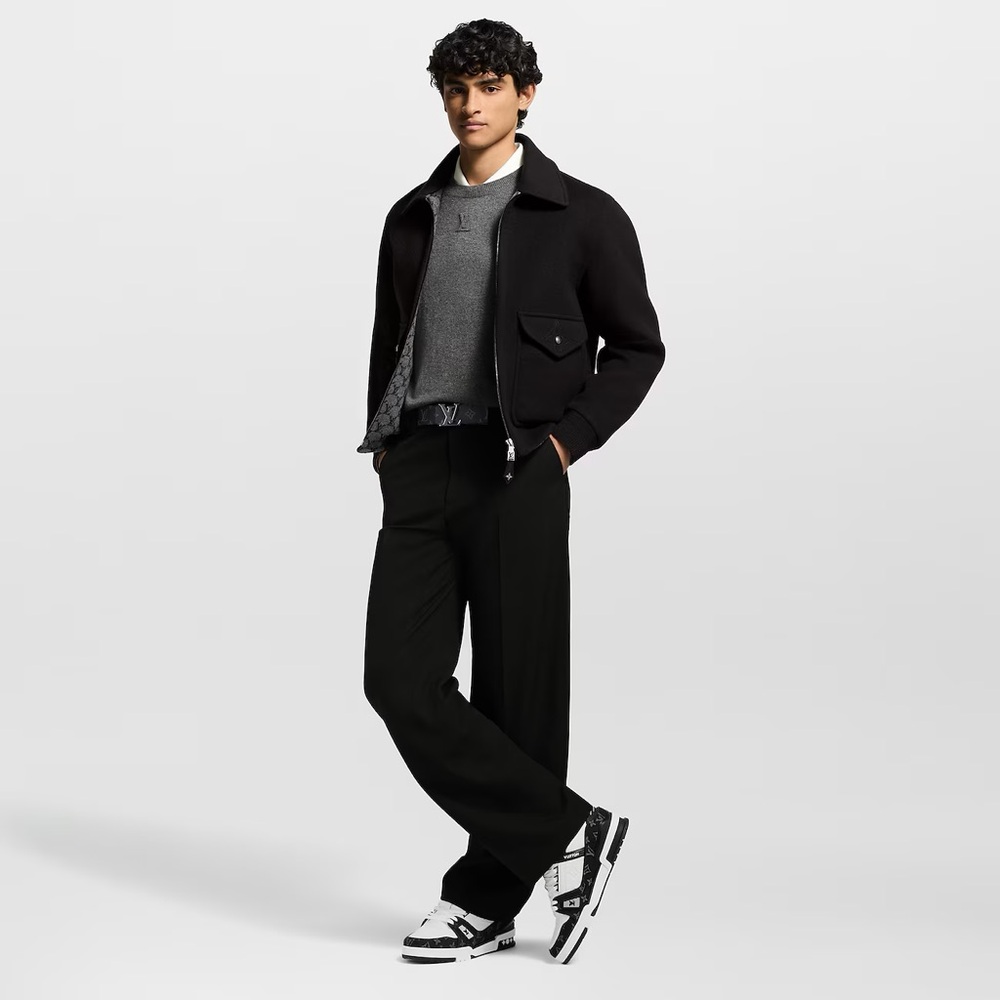 Same day Ship PERFECT CONDITION Louis Vuitton Black and White  Shoes size 10